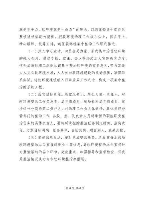 质监局开展经济社会发展软环境集中整治活动实施方案 (2).docx