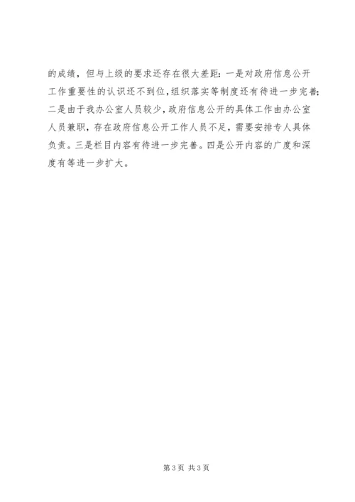 人防办政府信息公开工作总结.docx