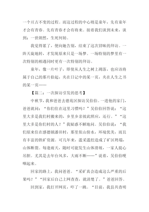关于一次拜访的作文.docx