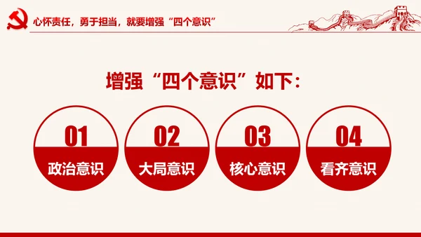 喜迎十九大心怀责任勇于担当合格党员PPT