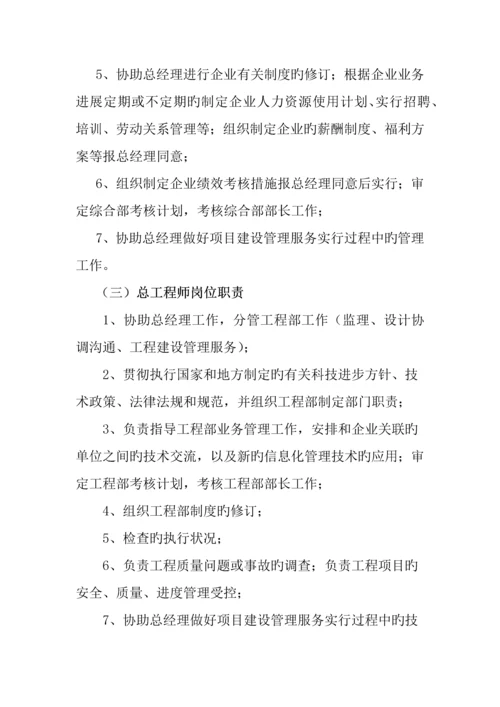 有限公司组织机构及岗位职责.docx