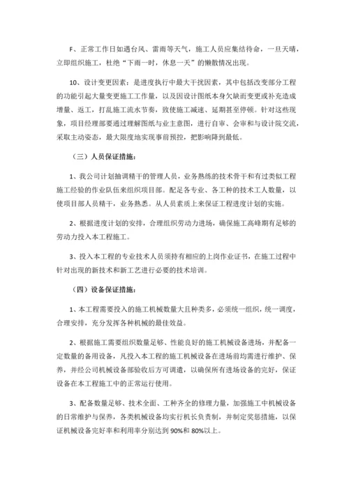 工程进度管理及工期保证措施.docx