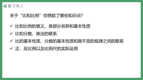 新人教版数学六年级下册6.1.9 比和比例课件