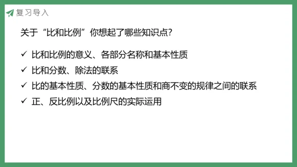 新人教版数学六年级下册6.1.9 比和比例课件