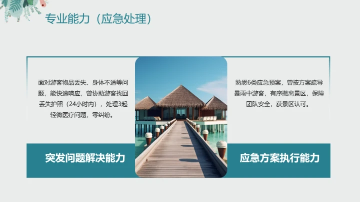 英语专业大学生职业生涯发展规划个人求职综合能力展示PPT