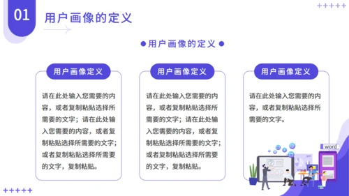 互联网电商用户画像解决方案通用PPT模板