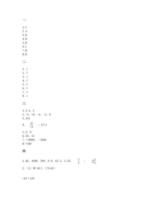 济南市外国语学校小升初数学试卷（word）.docx