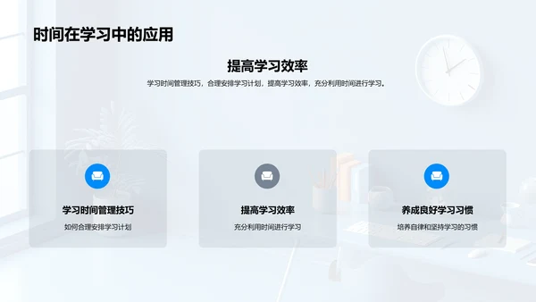 时间知识讲座PPT模板