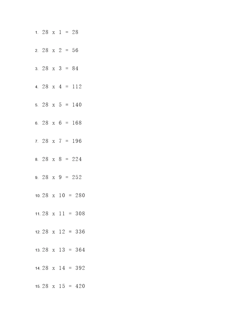 28x312列竖式计算题