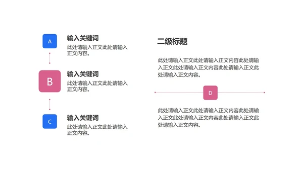 蓝色扁平风办公女孩工作总结汇报PPT模板