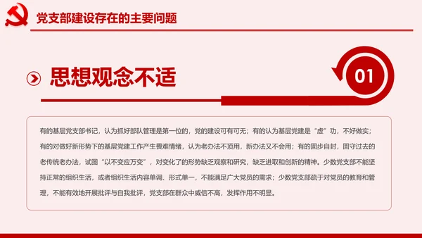 党政机关基层党支部党建工作报告述职述廉PPT
