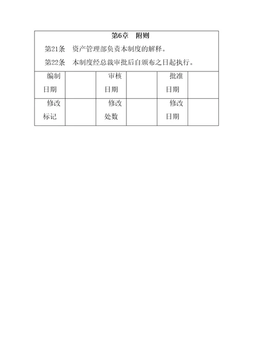 固定资产处置制度精编