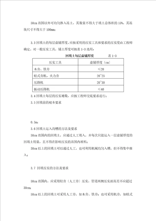 建筑给排水管道安装作业指导书