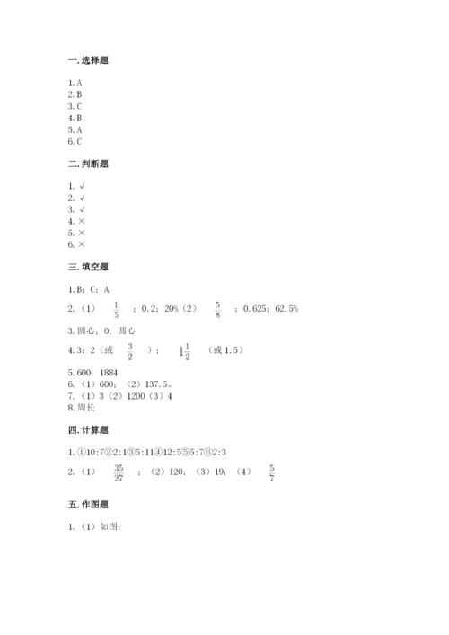 小学数学六年级上册期末卷附答案（夺分金卷）.docx