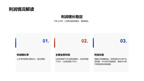 年中财务报告总结