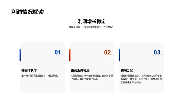 年中财务报告总结