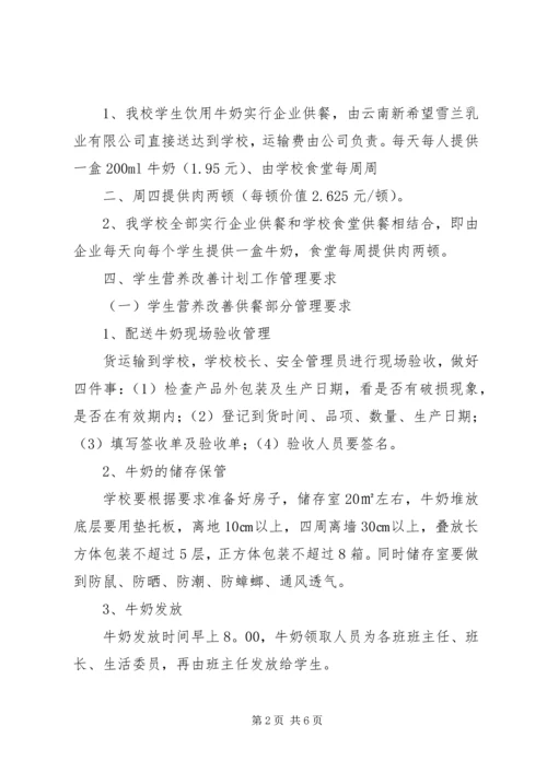 耈街中学营养餐计划.docx