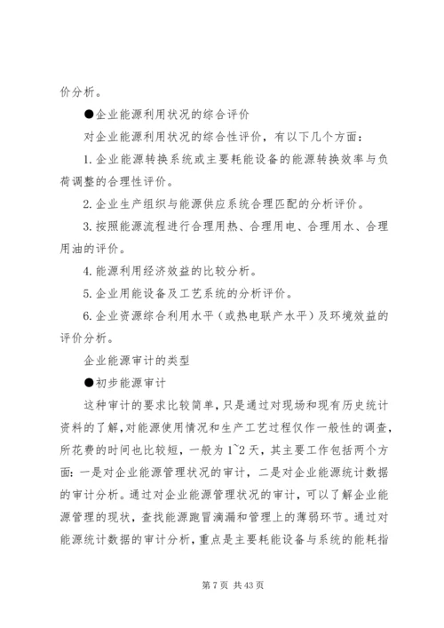 企业能源统计与审计.docx