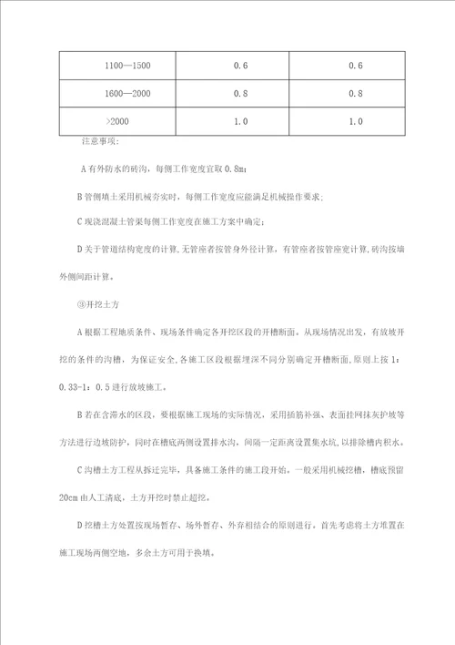 电力电缆直埋施工方案