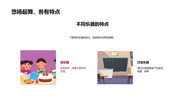 幼儿音乐启蒙教学PPT模板