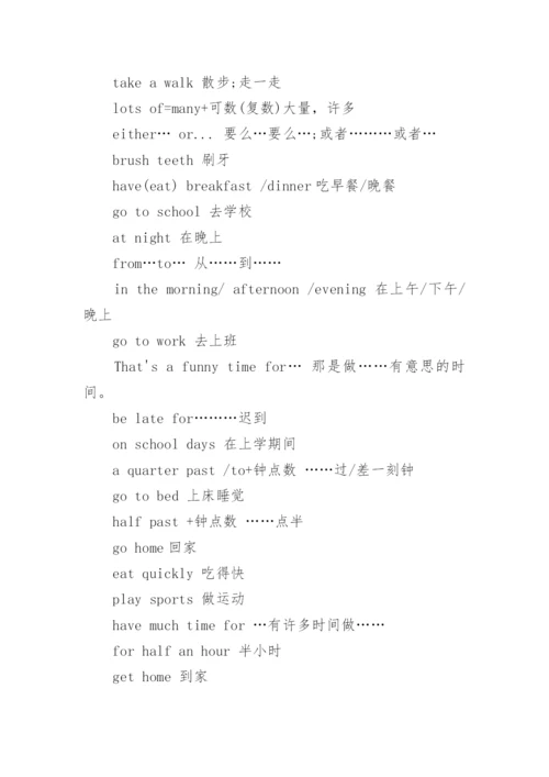 人教版七年级下册英语必背知识点总结归纳.docx