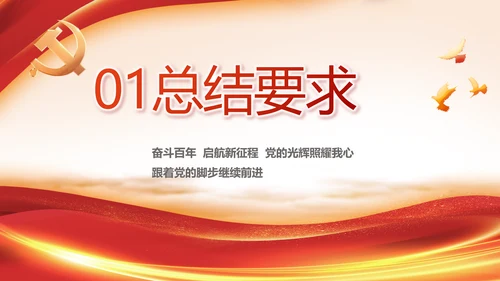 七一讲话党课党史学习教育动态PPT