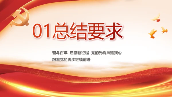 七一讲话党课党史学习教育动态PPT