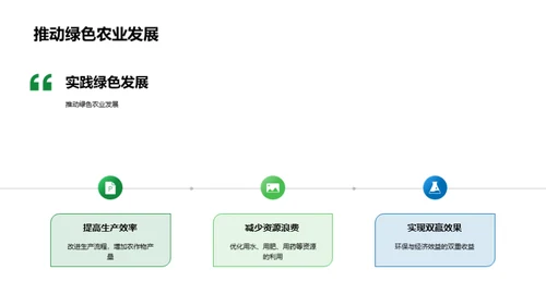 绿色农场的践行与展望