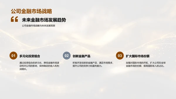 月度金融业绩汇报