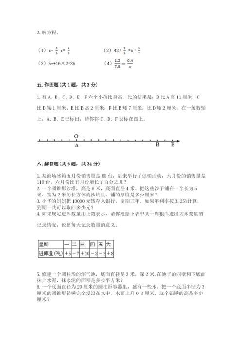 盐城市小升初数学测试卷必考题.docx