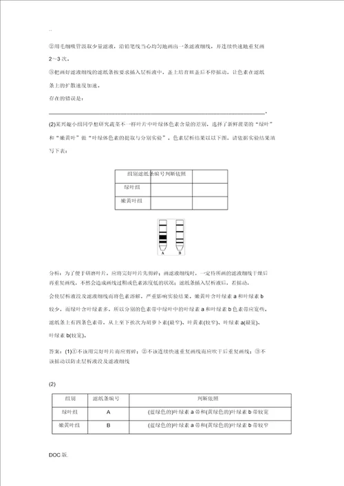 2013年高中生物知能演练轻巧夺冠第四章第二节一同步测试苏教版必修1