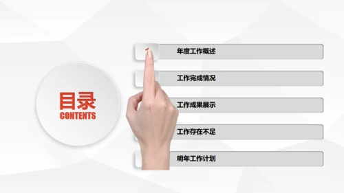 干净简洁的微立体商务计划总结汇报通用PPT模板