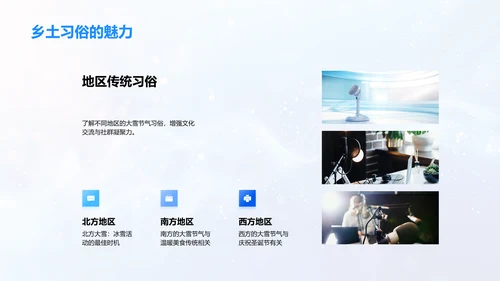 大雪节气社群策划PPT模板