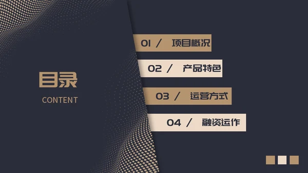 高端质感大气项目融资计划通用PPT模板