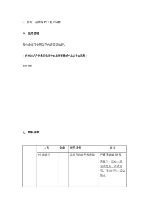 新公司开业活动策划规范.docx