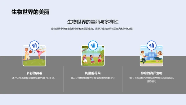 生物学科知识讲解PPT模板