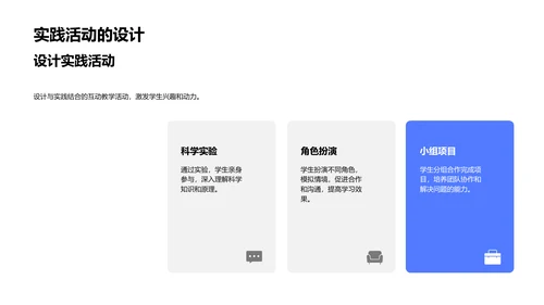 互动教学模式学习报告PPT模板