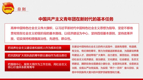 中国共青团章程PPT模板