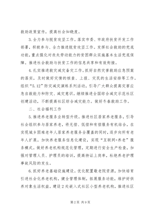 全市民政工作要点范文.docx