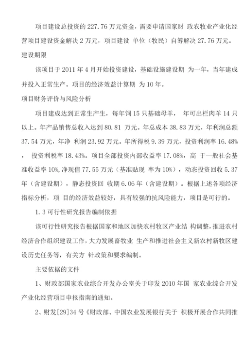 现代化规模化肉羊养殖牧场建设可行性研究报告.docx