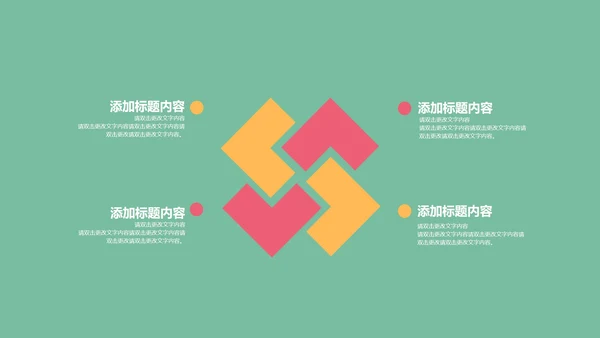 绿色卡通风教学PPT模板