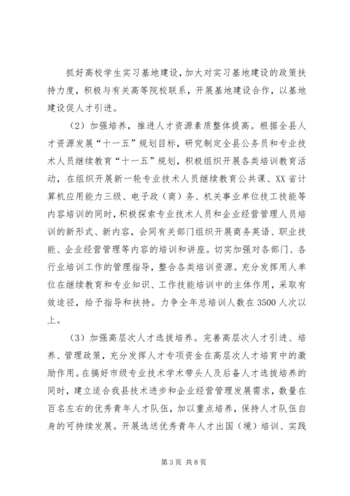 人事局完善执政教育工作计划.docx