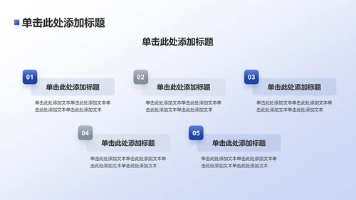 蓝色简约风毕业答辩毕设答辩PPT模板