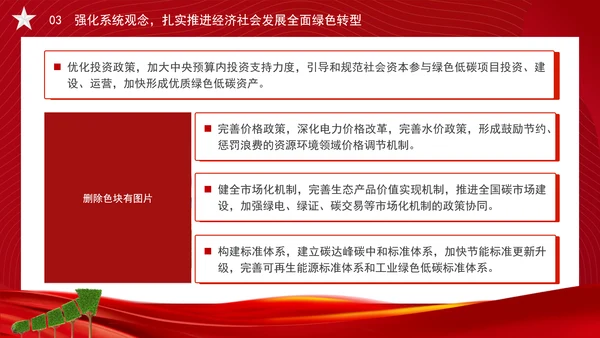 加快经济社会发展全面绿色转型专题党课PPT