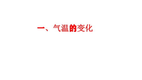 4.2.1  气温的变化与分布（课件26张）-人教版（2024）七年级地理上册