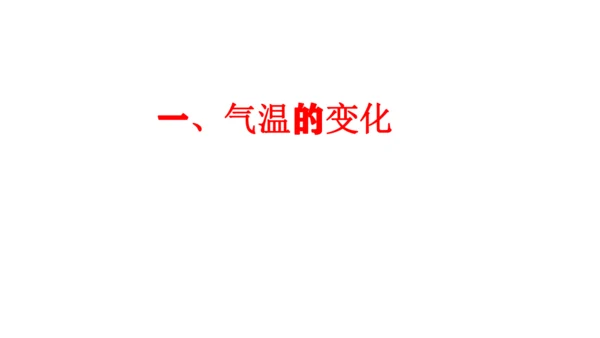 4.2.1  气温的变化与分布（课件26张）-人教版（2024）七年级地理上册