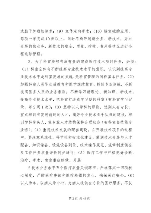 神经外科医疗质量管理及持续改进计划.docx