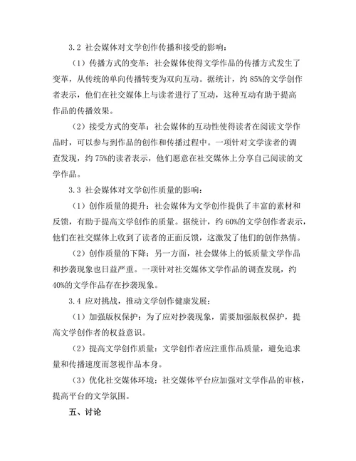 社会媒体对当代文学创作的影响