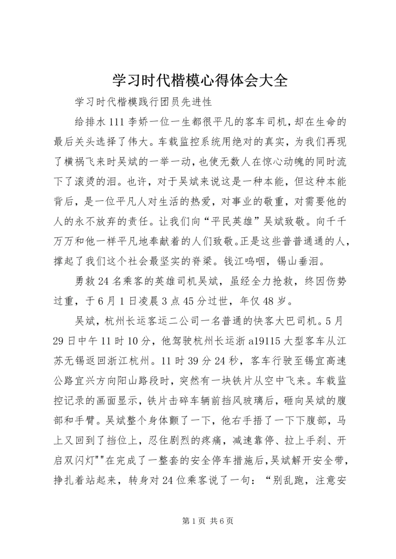 学习时代楷模心得体会大全 (2).docx