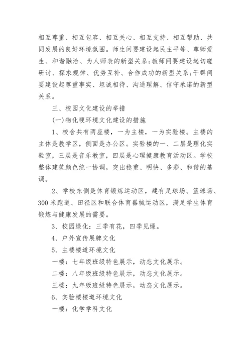 小学校园文化建设方案.docx